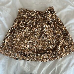 Zara Glitter skirt Girls size 9